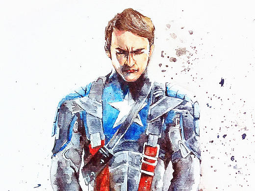 美国队长（个人主页-ZMjA0NDYxMzY=） - 创作习作 - 站酷设计师DNDZY原创素材 - 站酷ZCOOL