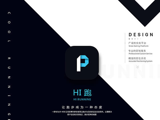 hi 跑 运动类APP界面设计