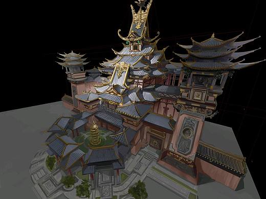 中国风建筑练习