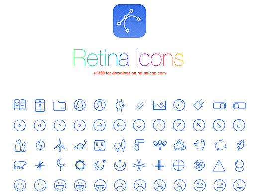 300个免费 线性UI 2px 常用线性图标 UI APP 移动端界面设计 icon图 蓝色