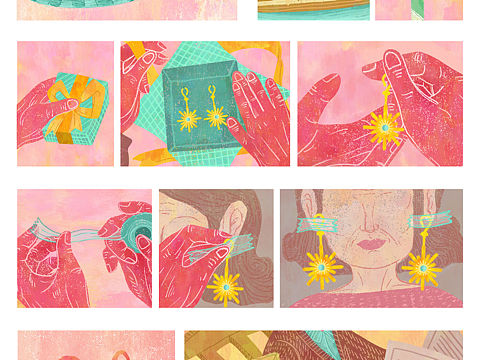 分格漫画《Gift》