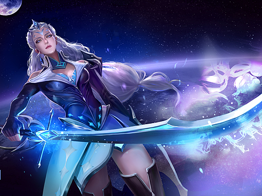 王者露娜临摹动漫-其他动漫213013年前90插画-创作习作20003年前又