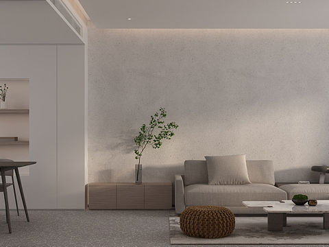 室内设计|简约风|静谧清新自然的空间