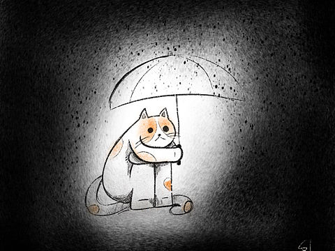 心情画（个人主页-ZMzY1MDE1NTY=） - 艺术插画 - 站酷设计师画画的石四四原创素材 - 站酷ZCOOL