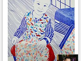 圆珠笔插画