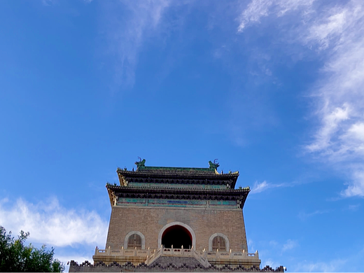 北京建筑钟楼延时摄影