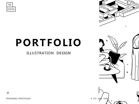 簡(jiǎn)歷（個(gè)人主頁-ZNDAzNTM3MDA=） - 商業(yè)插畫 - 站酷設(shè)計(jì)師mooncakemew原創(chuàng)素材 - 站酷ZCOOL