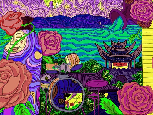 《酒,乐,大理》之二