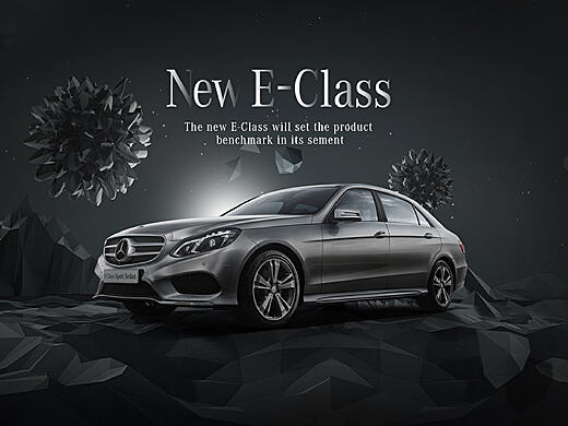 奔驰E-Class互动网站设计