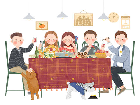 ??Happy New Year??（個人主頁-ZMzI0Nzg0MDg=） - 藝術(shù)插畫 - 站酷設(shè)計師櫻_SpiderBb原創(chuàng)素材 - 站酷ZCOOL
