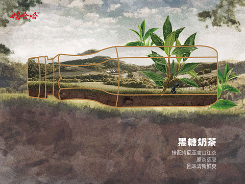 大广赛哇哈哈招贴设计
