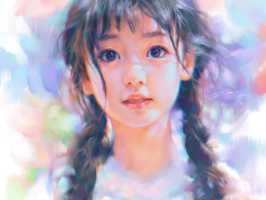 画了个小天使