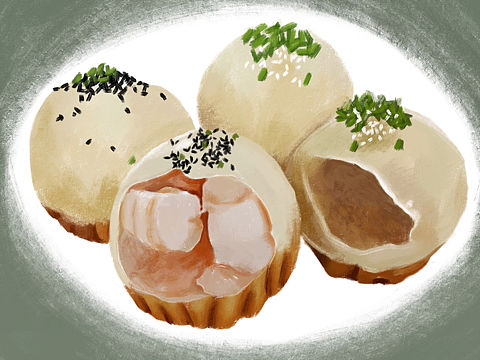 美食插画