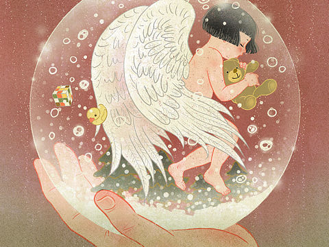 为一本诗集创作的插画（个人主页-ZNDI5MzM0MDg=） - 儿童插画 - 站酷设计师南瓜小蒂原创素材 - 站酷ZCOOL