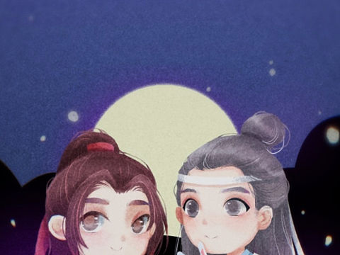 魔道祖师原创壁纸设计