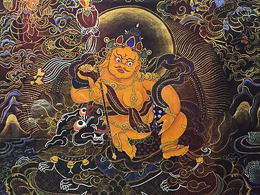 一幅不正规唐卡画