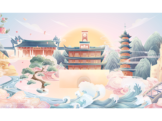 宁波国潮插画