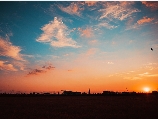 连云港的日落时刻