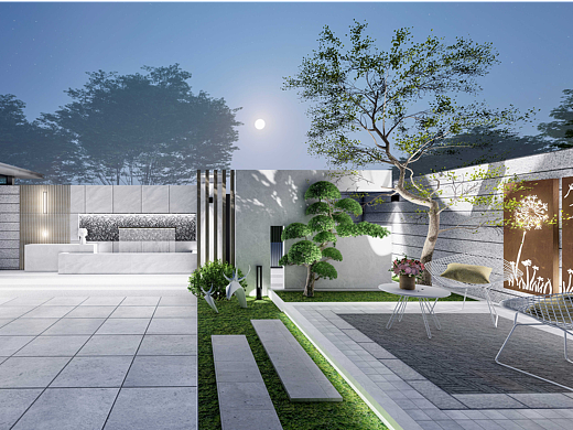 现代风格花园设计