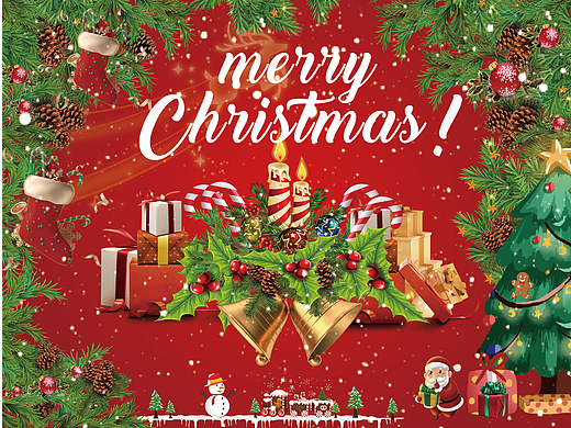 230*305印刷-圣诞背景板