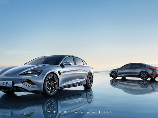 BYD Seal Launch KV 比亚迪 海豹 上市主视觉丨CGI