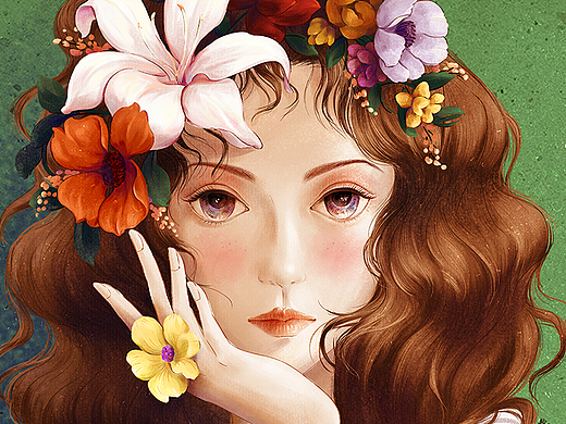 花女（个人主页-ZNjA1NjY5MTY=） - 创作习作 - 站酷设计师野草莉原创素材 - 站酷ZCOOL