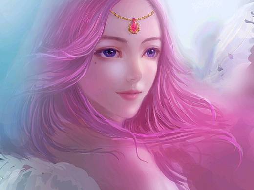 板绘练习，老师作业画一张美脸