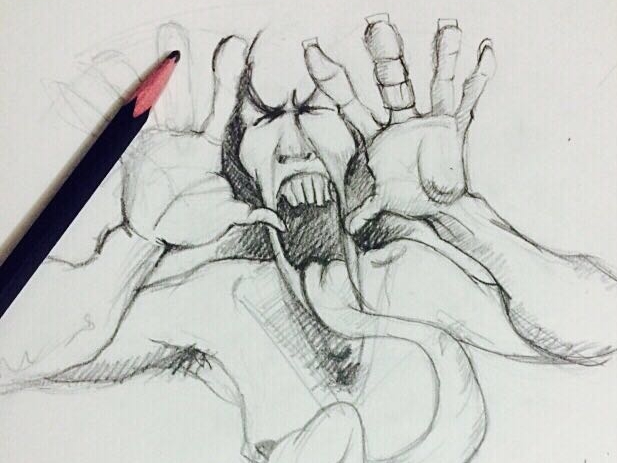 白纸上画画
