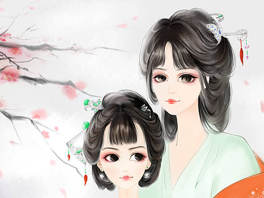 古風(fēng)（個人主頁-ZMTcxNDk4ODQ=） - 商業(yè)插畫 - 站酷設(shè)計師小火財原創(chuàng)素材 - 站酷ZCOOL