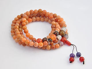 珊瑚玉手串108颗