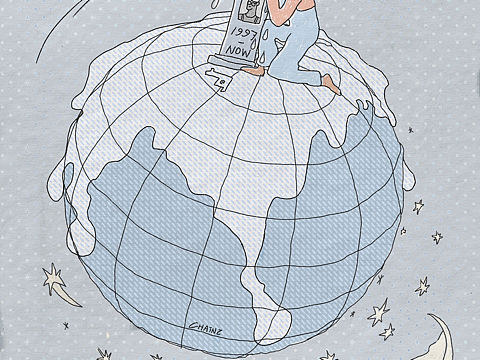 Hiding Here With Earth, All Alone With My Tears（个人主页-ZNTI0MDY0Njg=） - 艺术插画 - 站酷设计师Chainzpt1原创素材 - 站酷ZCOOL