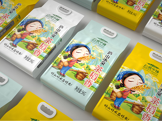 云雾小镇大米——庐山云雾芳，十里茶稻香
