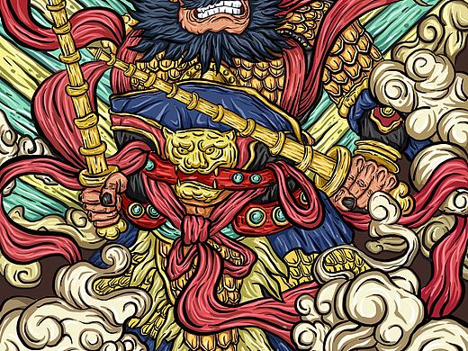 国潮门神