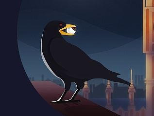 【練習(xí)】Crows over the city.（個人主頁-ZMTM4MjQ2OTI=） - 圖標(biāo) - 站酷設(shè)計師食肉菜包原創(chuàng)素材 - 站酷ZCOOL