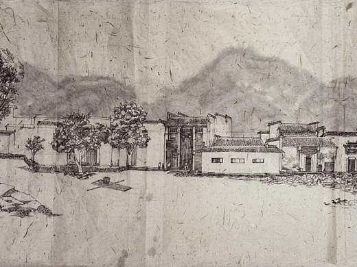 宏村南湖写生（个人主页-ZMzI3ODgwNDQ=） - 绘画 - 站酷设计师Wongyan原创素材 - 站酷ZCOOL