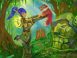 WOW刷的老虎，畫來紀念下（個人主頁-ZMTk0Mzc2） - 創(chuàng)作習作 - 站酷設計師wlc8862327原創(chuàng)素材 - 站酷ZCOOL