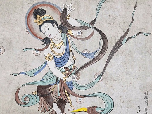 敦煌壁画胡旋舞