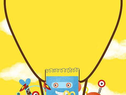 热气球篇（个人主页-ZMzYxMTIyMTY=） - 商业插画 - 站酷设计师Zoe的小画园原创素材 - 站酷ZCOOL