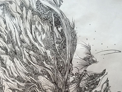 临摹一个学长的画（个人主页-ZMjU5Mjc2NDg=） - 创作习作 - 站酷设计师zhangyue111原创素材 - 站酷ZCOOL