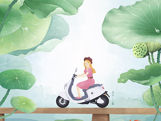 节气海报（个人主页-ZMjM0OTY4MDQ=） - 商业插画 - 站酷设计师蚕豆子NINI原创素材 - 站酷ZCOOL