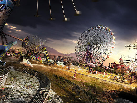 游樂園（個(gè)人主頁(yè)-ZMTY4MjEyOTY=） - 場(chǎng)景 - 站酷設(shè)計(jì)師成都哈哩工作室原創(chuàng)素材 - 站酷ZCOOL