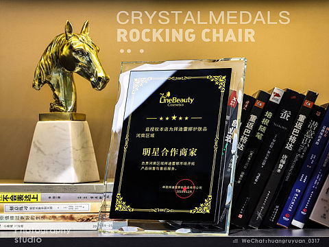 水晶奖牌拍摄