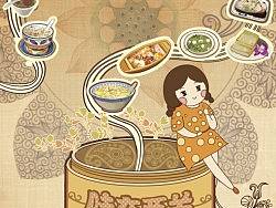 《西关记拾》—广州西关文化的插画设计展示与市场推广  北京理工大学珠海学院  视觉传达  梁慧贤  #2012 我们毕业啦#