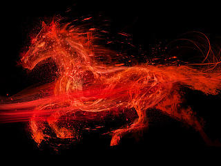 奔驰春节海报插画