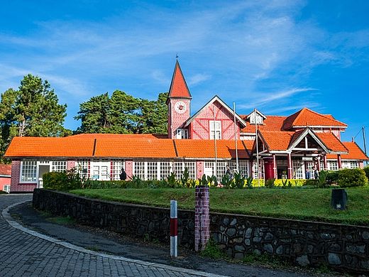 斯里兰卡百年粉红邮局