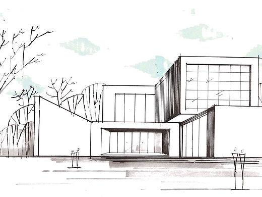 草图绘制 · 建筑 景观