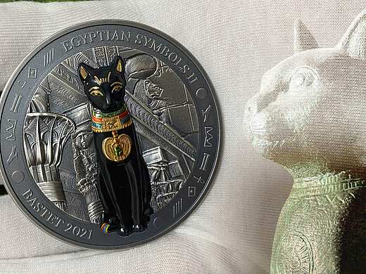 猫神巴斯苔特—2021年帕劳3盎司银币