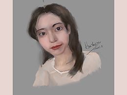 厚涂人像