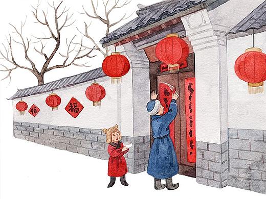 《二十四节气的故事》水彩插画配图