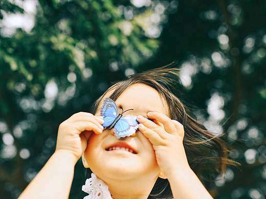 妈妈,你看我像小鸟吗